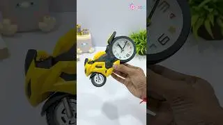 Creative Sports Bike Alarm Clock 🚴&zwj;♂️⏰ Fun Wake-Up! #clock #cute #unique