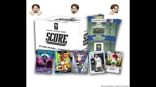 Break / ouverture 1 box / boite Fat Packs 2023-24 PANINI SCORE LIGUE 1 😎 1 nice numbered AUTO !!!