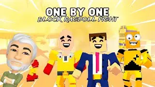 DUEL 1 LAWAN 1 BLOK RAGDOLL - BLOCK RAGDOLL FIGHT