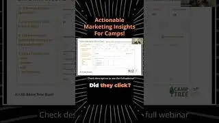 Actionable Marketing Insights for Camps