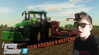 Siejemy Rzepak u Krzycha🌱Ogień na Tłoki🔥Nowym John Deere 8r🤑Wschodni Rolnik #160 S2🌾