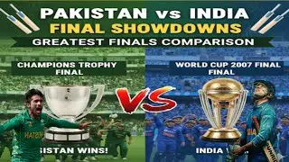 India vs Pakistan 2 iconic final| | Champion trophy and icc World cup final 