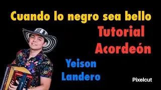 Cuando lo negro sea bello, TUTORIAL, Yeison Landero, acordeón BESAS cinco letras