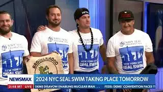 2024   Watch  U S , Israeli Navy SEALs members to swim in New York City   Carl Higbie FRONTLINE