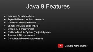 Java 9 features #Java