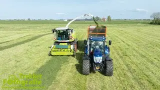 Okkema | Gras hakselen 2024 | First cut Grass Silage | Grashäckseln