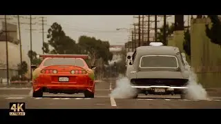 Supra против Charger | Форсаж, 2001 [4K]