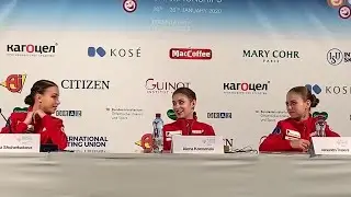 Press Conference Ladies | European Championships 2020 | FP