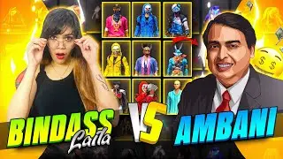 Collection Versus With Fakir 2 Lakh Scammer || Bindass Laila VS Ambani || Garena Free Fire