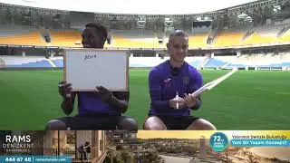 RAMS Başakşehir'in yıldızları Dimitris Pelkas ve Ousseynou Ba ile QUIZ