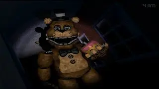 Мини-игра Cakebear приходит в FNaF 4 (FNaF 4 Моды)