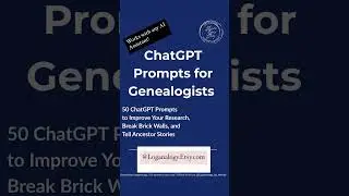 50 AI Prompts for Genealogy Research | ChatGPT & Claude for Family History