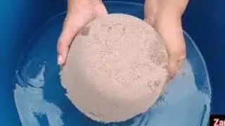 Super Soft Gritty Mud Big Bowls crumble in Water 💧💦💧💯 SATISFYING SOUND ASMR