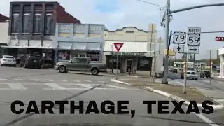 Drive through Carthage, Texas in Panola County #EastTexas