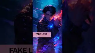 BTS 'FAKE LOVE' ai anime #shorts