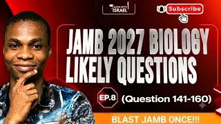 JAMB 2026 Biology Likely Questions & Practice Solutions | EP 8