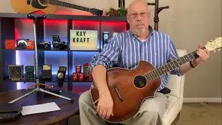 Short Take: Kay Kraft Model A Venetian Guitar World&rsquo;s Only One (or Two) With A Truss Rod!