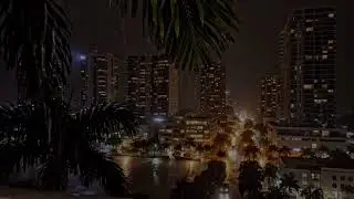 Miami Nights-10 Hours of ambience rainfall making natural white noise to sleepbetter
