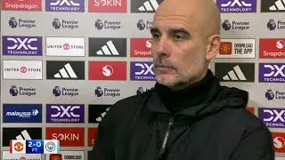 Man United vs Man City 2-0 | Pep Guardiola | Post Match Interview