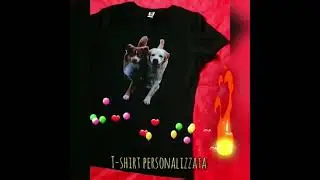 T-shirt personalizzata con animali