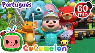 JJ e a Banda dos Animais! | 1 HORA DE COCOMELON BRASIL! | Músicas Infantis e Desenhos Animados