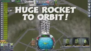 Ridiculously Big Rocket To Orbit!