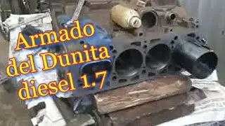 Armando el Motor del  Duna 1.7 Diesel