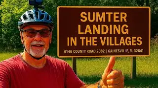 Day 2 E Biking to Sumter Landing, The Villages FL ☀️🌴😎