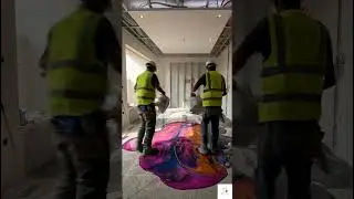 GTA 6 Gaming Room Makeover With Neon Epoxy Floor Vice City Style