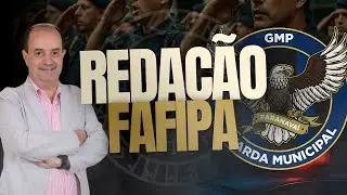 COMO FAZER UMA REDAÇÃO PADRÃO FAFIPA CONCURSO GUARDA MUNICIPAL PARANAVAÍ-PR | GM/PARANAVAÍ-PR 2025