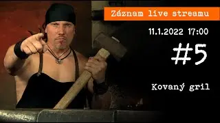 Pov&iacute;d&aacute;n&iacute; při kov&aacute;n&iacute; - z&aacute;znam vys&iacute;l&aacute;n&iacute;  #blacksmithing #forging #live #kov&aacute;n&iacute; #kov&aacute;řstv&iacute;