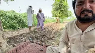 Anjum Saroya ne banaya Pakka Khal  Tubewell de Pani li |  Anjum da Nawan Kam  Pakka Khala