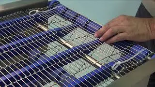 Wire Belt Company - Flat-Flex® conveyor belt single space clip joining