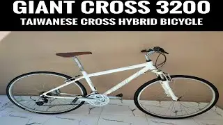 GIANT CS3200 SPORT BIKE Taiwanese cross hybrid bicycle | Walkaround | Specifications