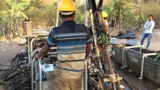 drilling core sample for gold mine project part I