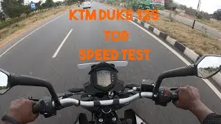 Ktm Duke 125 Top Speed Test in Tamil