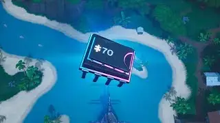 Fortbyte #70 - Accessible by skydiving through Rings above Lazy Lagoon with Vibrant Contrails Guide