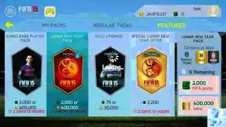 FIFA 15 MOBILE SICK PACK OPENING?