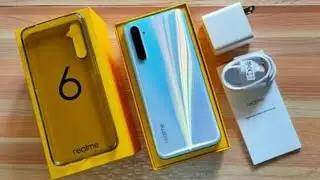 Realme 6 white unboxing flipkart sale unit by #flipkart