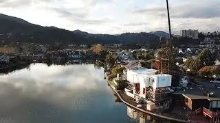 Installation of Plant Prefab Home in Larkspur, CA