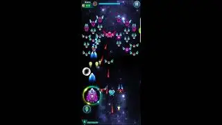 [New Booster] Level 143 Galaxy Attack: Alien Shooter | Best Relax Game Mobile | Arcade Space Shoot