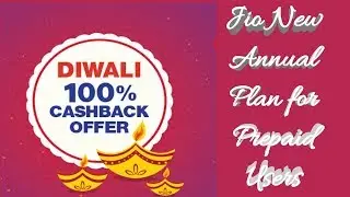 Jio Diwali 100% Cashback Offer