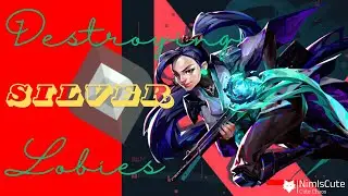 Destroying Silver Lobbies in Valorant | Game Changing Moments | NimIsCute #valorant #sagemain #sage