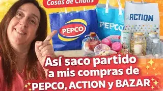 ▶️Mis compras de PEPCO ACTION y BAZAR así les saco partido
