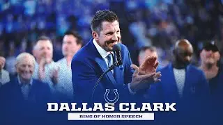 Dallas Clark Inducted into the Colts Ring of Honor (Full Speech) | Indianapolis Colts