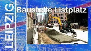 Leipzig 🔵 Baustelle Listplatz / Rosa-Luxemburg-Stra&szlig;e 2020 🏗 🚠