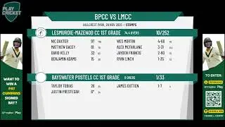 PSCA - 2025/26 1st Grade - Round 4 - Bayswater vs. Lesmurdie Mazenod