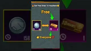 Get free Draw 10UC Voucher 🤔🔥#shots #youtubeshorts #pubgshorts