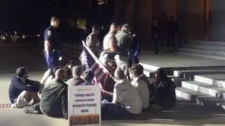99Rise Occupiers Arrested at CA Statehouse - Day 1