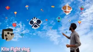 Kite flying on sanday 😱||  monofill Gattu 🧵 || kite Flght vlog🪁 